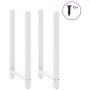 Patas de mesa de centro acero blanco 2 uds 60x(110-111) cm de , Patas para mesas - Ref: Foro24-4013357, Precio: 113,45 €, Des...