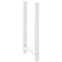 Patas de mesa de centro acero blanco 2 uds 60x(110-111) cm de , Patas para mesas - Ref: Foro24-4013357, Precio: 113,45 €, Des...
