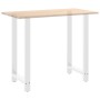 Patas de mesa de centro acero blanco 2 uds 60x(110-111) cm de , Patas para mesas - Ref: Foro24-4013357, Precio: 113,45 €, Des...