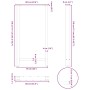 Patas de mesa de centro acero blanco 2 uds 60x(110-111) cm de , Patas para mesas - Ref: Foro24-4013357, Precio: 113,45 €, Des...