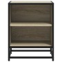 Mesita de noche madera ingeniería roble sonoma 40x31x50cm metal de , Mesitas de noche - Ref: Foro24-848701, Precio: 35,68 €, ...