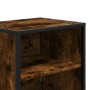 Mesita noche madera ingeniería roble ahumado 40x31x50cm metal de , Mesitas de noche - Ref: Foro24-848703, Precio: 36,12 €, De...