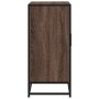 Aparador madera ingeniería y metal marrón roble 68x35x76 cm de , Aparadores - Ref: Foro24-848968, Precio: 78,26 €, Descuento: %