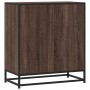 Aparador madera ingeniería y metal marrón roble 68x35x76 cm de , Aparadores - Ref: Foro24-848968, Precio: 78,26 €, Descuento: %