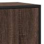 Aparador madera ingeniería y metal marrón roble 68x35x76 cm de , Aparadores - Ref: Foro24-848968, Precio: 78,26 €, Descuento: %