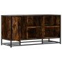 Banco zapatero madera de ingeniería roble ahumado 100x40x53,5cm de , Bancos para recibidores y almacenamiento - Ref: Foro24-8...
