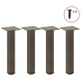 Patas para mesa de centro 4 uds acero acero natural 42-44 cm de , Patas para mesas - Ref: Foro24-4012455, Precio: 44,31 €, De...