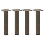 Patas para mesa de centro 4 uds acero acero natural 42-44 cm de , Patas para mesas - Ref: Foro24-4012455, Precio: 44,31 €, De...