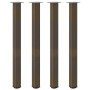 Patas para mesa de centro 4 uds acero acero natural 110-112 cm de , Patas para mesas - Ref: Foro24-4012483, Precio: 113,91 €,...