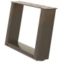 Patas de mesa centro forma U 2uds acero natural 50x(30-31) cm de , Patas para mesas - Ref: Foro24-4012747, Precio: 63,25 €, D...