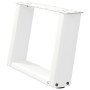 Patas de mesa de centro forma U 2uds acero blanco 50x(30-31) cm de , Patas para mesas - Ref: Foro24-4012745, Precio: 63,23 €,...