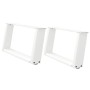 Patas de mesa de centro forma U 2uds acero blanco 70x(30-31) cm de , Patas para mesas - Ref: Foro24-4012753, Precio: 73,93 €,...
