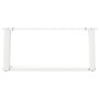 Patas de mesa de centro forma U 2uds acero blanco 70x(30-31) cm de , Patas para mesas - Ref: Foro24-4012753, Precio: 73,93 €,...