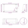 Patas de mesa de centro forma U 2uds acero blanco 70x(30-31) cm de , Patas para mesas - Ref: Foro24-4012753, Precio: 73,93 €,...