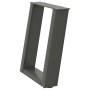 Patas para mesa de centro en forma de U 2 uds antracita acero de , Patas para mesas - Ref: Foro24-4012758, Precio: 59,02 €, D...