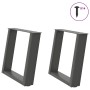 Patas para mesa de centro en forma de U 2 uds antracita acero de , Patas para mesas - Ref: Foro24-4012766, Precio: 68,47 €, D...
