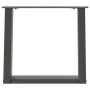 Patas para mesa de centro en forma de U 2 uds antracita acero de , Patas para mesas - Ref: Foro24-4012766, Precio: 68,47 €, D...