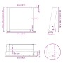 Patas para mesa de centro en forma de U 2 uds antracita acero de , Patas para mesas - Ref: Foro24-4012766, Precio: 68,47 €, D...