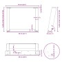 Patas para mesa de centro en forma de U 2 uds antracita acero de , Patas para mesas - Ref: Foro24-4012770, Precio: 74,05 €, D...