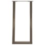 Patas mesa consola forma U 2 uds acero natural 28x(72-73) cm de , Patas para mesas - Ref: Foro24-4012779, Precio: 67,25 €, De...