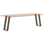 Patas mesa consola forma U 2 uds acero natural 28x(72-73) cm de , Patas para mesas - Ref: Foro24-4012779, Precio: 67,25 €, De...