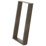 Patas para mesa comedor forma U 2uds acero natural 50x(72-73)cm de , Patas para mesas - Ref: Foro24-4012787, Precio: 82,97 €,...