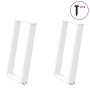 Patas para mesa comedor forma U 2uds acero blanco 50x(72-73) cm de , Patas para mesas - Ref: Foro24-4012785, Precio: 84,43 €,...