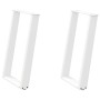 Patas para mesa comedor forma U 2uds acero blanco 50x(72-73) cm de , Patas para mesas - Ref: Foro24-4012785, Precio: 84,43 €,...