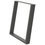 Patas para mesa comedor forma U 2uds antracita 80x(72-73) cm de , Patas para mesas - Ref: Foro24-4012798, Precio: 93,55 €, De...