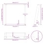 Patas para mesa comedor forma U 2uds antracita 80x(72-73) cm de , Patas para mesas - Ref: Foro24-4012798, Precio: 93,55 €, De...