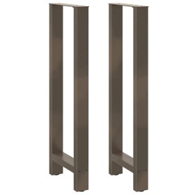 Patas para mesa de centro de acero natural 2 uds 50x(110-111)cm de , Patas para mesas - Ref: Foro24-4013355, Precio: 103,30 €...