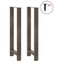 Patas para mesa de centro de acero natural 2 uds 50x(110-111)cm de , Patas para mesas - Ref: Foro24-4013355, Precio: 103,30 €...