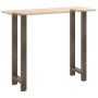 Patas para mesa de centro de acero natural 2 uds 50x(110-111)cm de , Patas para mesas - Ref: Foro24-4013355, Precio: 103,30 €...