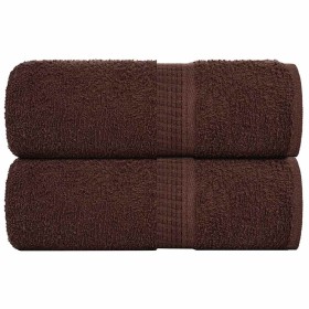 Toallas de jabón 2 uds marrón 30x30 cm 360 gsm 100% algodón de , Toallas - Ref: Foro24-136752, Precio: 11,06 €, Descuento: %
