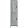 Aparador alto madera ingeniería metal gris sonoma 35,5x35x13 cm de , Aparadores - Ref: Foro24-849057, Precio: 95,51 €, Descue...