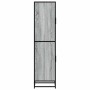 Aparador alto madera ingeniería metal gris sonoma 35,5x35x13 cm de , Aparadores - Ref: Foro24-849057, Precio: 95,51 €, Descue...