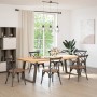 Patas para mesa comedor forma U 2uds acero natural 90x(72-73)cm de , Patas para mesas - Ref: Foro24-4012803, Precio: 102,75 €...