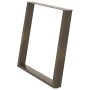 Patas para mesa comedor forma U 2uds acero natural 90x(72-73)cm de , Patas para mesas - Ref: Foro24-4012803, Precio: 102,75 €...