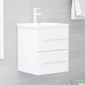 Armario para lavabo madera contrachapada blanco 41x38,5x48 cm de vidaXL, Muebles de baño - Ref: Foro24-804683, Precio: 44,48 ...