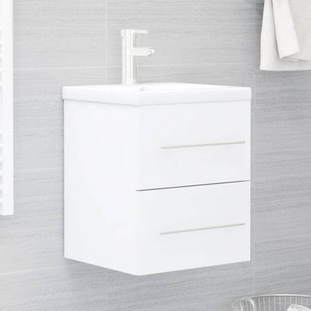Armario para lavabo madera contrachapada blanco 41x38,5x48 cm de vidaXL, Muebles de baño - Ref: Foro24-804683, Precio: 44,48 ...