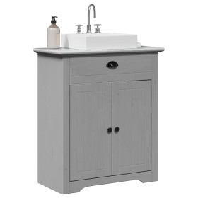 Mueble de baño con lavabo BODO gris 70x35x80 cm de , Muebles de baño - Ref: Foro24-4016865, Precio: 121,44 €, Descuento: %