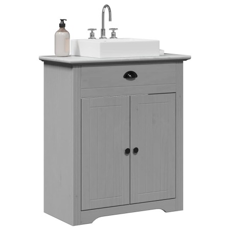 Mueble de baño con lavabo BODO gris 70x35x80 cm de , Muebles de baño - Ref: Foro24-4016865, Precio: 121,44 €, Descuento: %