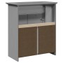 Mueble de baño con lavabo BODO gris 70x35x80 cm de , Muebles de baño - Ref: Foro24-4016865, Precio: 121,44 €, Descuento: %