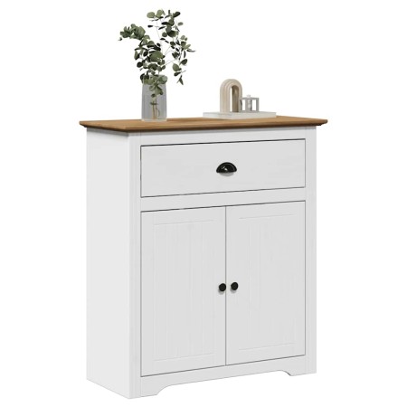 Mueble de entrada BODO blanco y marrón 80x35x90 cm de , Baúles de almacenamiento - Ref: Foro24-4016867, Precio: 126,75 €, Des...