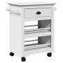 Carrito de cocina BODO blanco 67,5x45x80 cm de , Carros de cocina y comedor - Ref: Foro24-4016878, Precio: 110,47 €, Descuent...