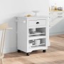 Carrito de cocina BODO blanco 67,5x45x80 cm de , Carros de cocina y comedor - Ref: Foro24-4016878, Precio: 110,47 €, Descuent...