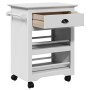 Carrito de cocina BODO blanco 67,5x45x80 cm de , Carros de cocina y comedor - Ref: Foro24-4016878, Precio: 110,47 €, Descuent...
