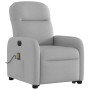 Sillón de masaje eléctrico reclinable elevable tela gris nube de , Sillones - Ref: Foro24-3303011, Precio: 331,18 €, Descuent...