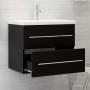 Mueble de lavabo madera de ingeniería negro 60x38,5x48 cm de vidaXL, Muebles de baño - Ref: Foro24-804693, Precio: 53,89 €, D...