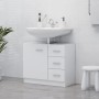 Armario para lavabo madera contrachapada blanco 63x30x54 cm de vidaXL, Muebles de baño - Ref: Foro24-804184, Precio: 72,33 €,...
